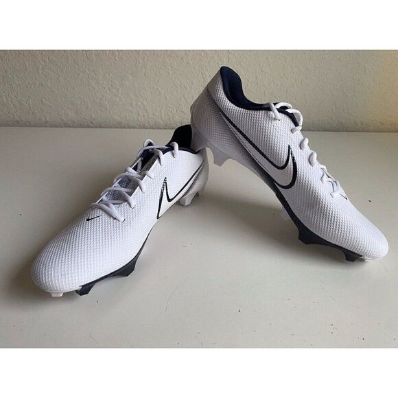 Nike Vapor Edge Speed 360 Football Cleats White Navy Blue CV6349-102 Men’s 14.5 - Picture 1 of 11